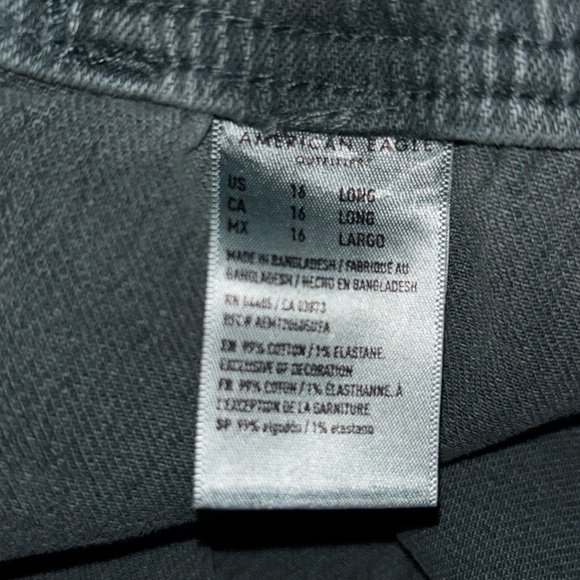 American Eagle Tomgirl Stretch Utility Jogger Women 16 L Relaxed Tapered Leg NEW - Picture 8 of 12